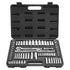 Socket Set, 69 Pieces, 9.5 & 6.4 mm Drive Socket and Ratchet Set, SAE and Metric, Deep and Standard, Mechanic Tool Kit with Accessories and Storage Case, CR-V Alloy Steel, for Auto Repair