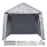 Protable Stotage Shelter Garage Stotage Shed 7 x 12 x 7.36ft & Zipper Door