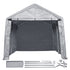 Protable Stotage Shelter Garage Stotage Shed 7 x 12 x 7.36ft & Zipper Door