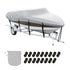 Boat Cover 600D Waterproof 23-24 ft Boat Cover V-Hull Tri-Hull Runabout