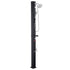 40L Solar Heated Shower, 205cm Showerhead Height Outdoor Shower, with Handheld & Foot Faucet, Hot & Cold Water Adjustment, Freestanding for Backyard Poolside Beach Pool, Black