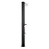 35L Solar Heated Shower, 195cm Showerhead Height Outdoor Shower, with Foot Faucet & Soap Box Rack, Hot & Cold Water Adjustment, Freestanding for Backyard Poolside Beach Pool,Black
