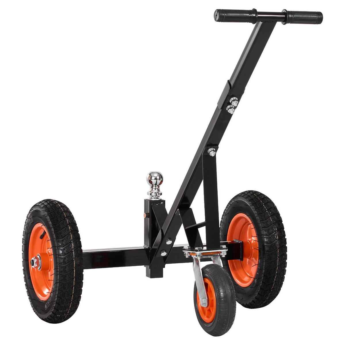 Trailer Dolly, 1000lbs Tongue Weight Capacity, Carbon Steel Trailer Mover with 2 inch Ball, 14 inch Pneumatic Tires, Portable Tow Dolly for Moving RV Trailer