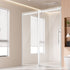Frameless Shower Door 58-59" x 75" SGCC Tempered Glass 5/16" Chrome