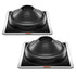 2 Pcs Metal Roof Pipe Flashing Boots Fit 170-355 mm Pipe High Temp EDPM