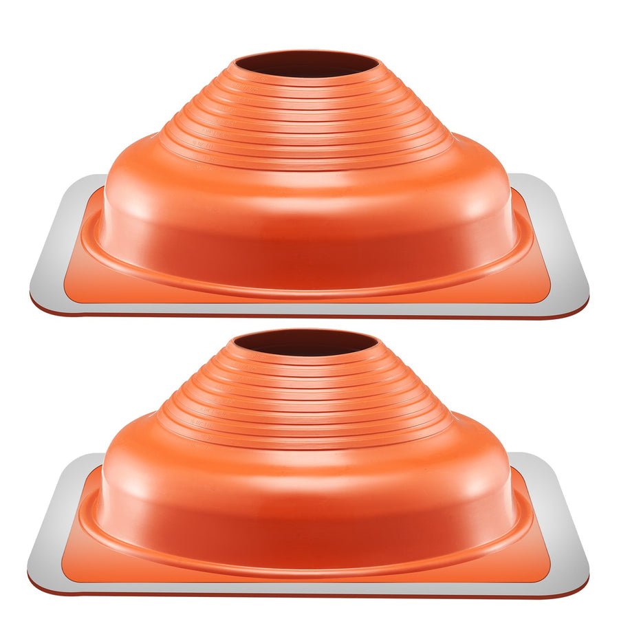 VEVOR 2 Pcs Metal Roof Pipe Flashing Boot Fit 160-300 mm Pipe High Temp Silicone