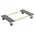 Furniture Dolly, 454kg Load Capacity, 457.2x762mm, 4x76mm PP Swivel Casters, Heavy Duty Hardwood Furniture Moving Dolly, Mover&