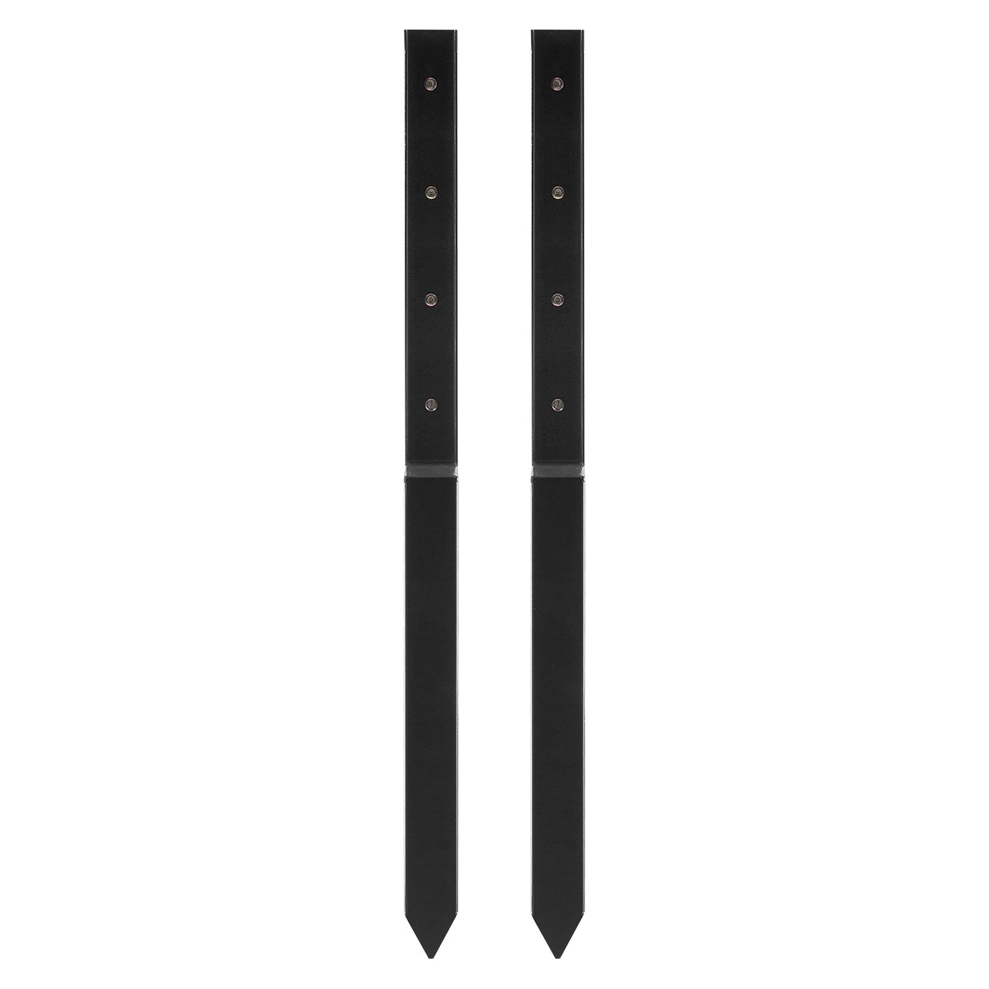 VEVOR Fence Post Anchor Repair Kit, 2 Pack Inner Diameter 5 x5 cm Heavy Duty Steel Fence Post Support Stakes, Anchor Ground Spike for Repair Tilted, Broken Wood Fence Post