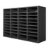Literature Organizer, 36 Compartments Office Mailbox with Adjustable Shelves, Wooden Mailbox Sorter Medium Density Fiberboard Office Home Classroom Storage for Files, Documents, Papers, Grey