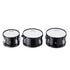 Kids Drum Set, 5-Piece, 406.4 mm Beginner Full Drum Set with Bass Toms Snare Floor Drum Adjustable Throne Cymbal Hi-Hat Pedal and Two Pairs of Drumsticks, Starter Drum Kit for Child Kids, Black