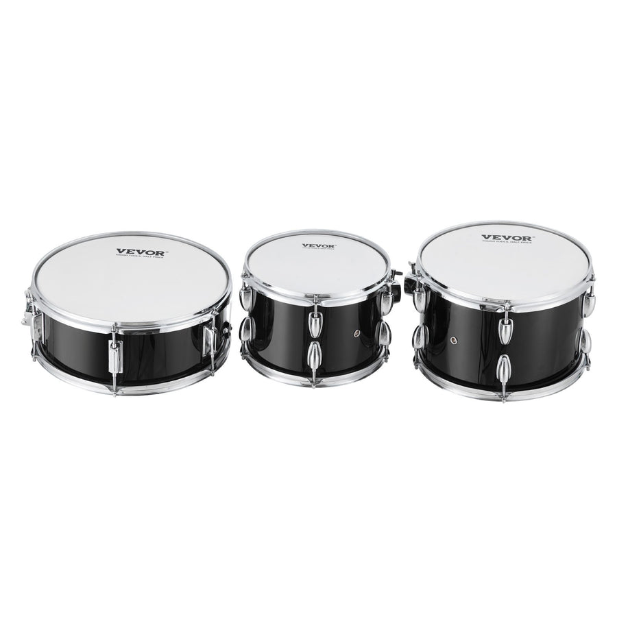 VEVOR Adult Drum Set, 5-Piece, 558.8 mm Complete Full Size Drum Kit with Bass Toms Snare Floor Drum Adjustable Throne Stands Cymbal Hi-Hat Pedal and Drumsticks, Beginner Drum Kit for Adults, Black