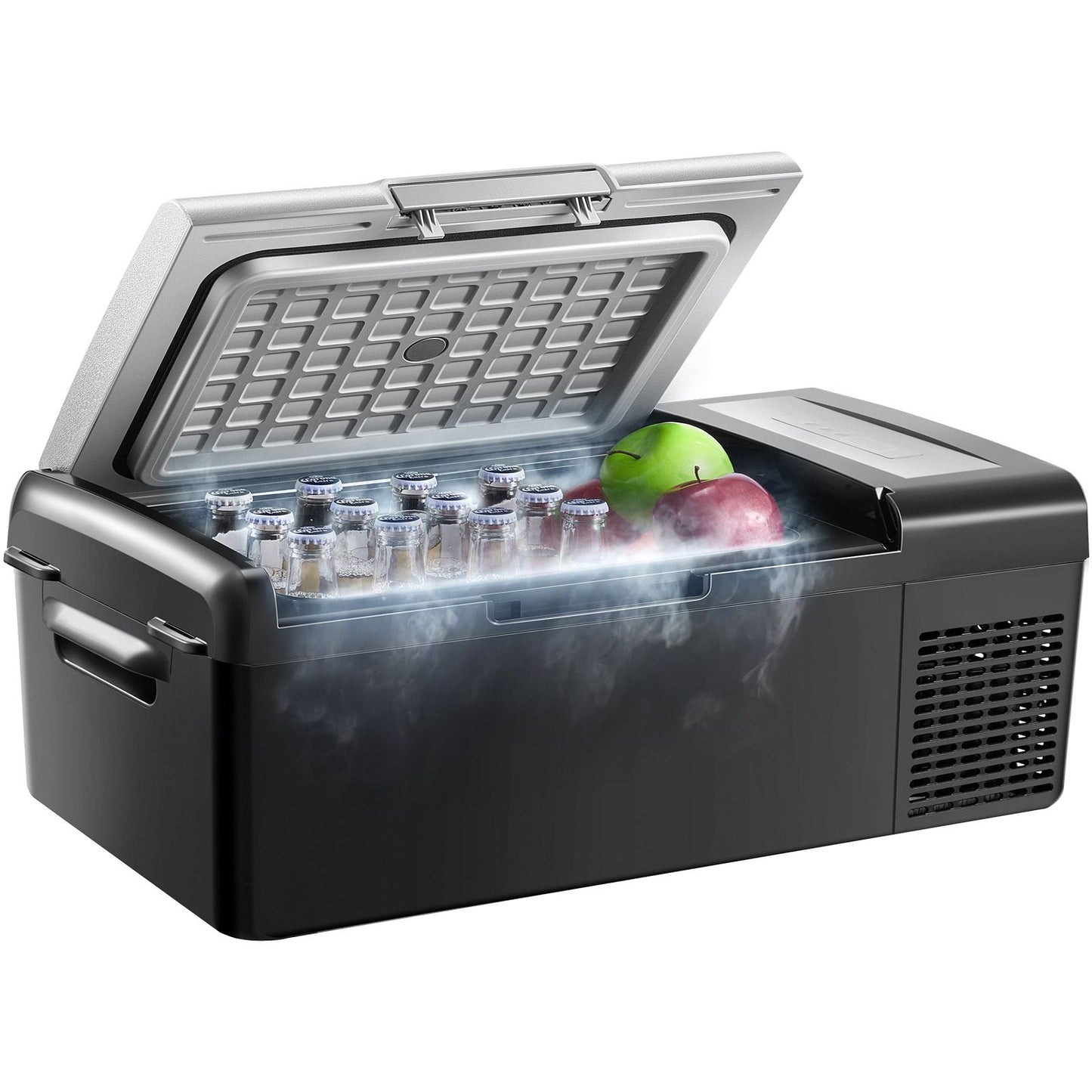 Portable Car Refrigerator Freezer Compressor 15L Single Zone for Car Home