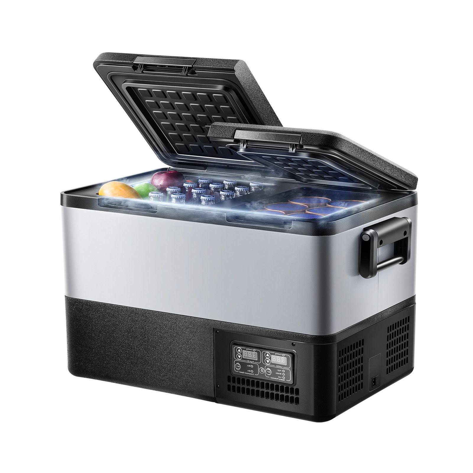 Portable Car Refrigerator Freezer Compressor 35L Dual Zone for Car Home