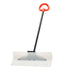 Snow Pusher Shovel, 61 cm Wide Outdoor Snowplow Shovel with Ergonomic Grip, HDPE Plastic Blade, Winter Shovels with Segmented Handle, Portable Snow Removal Tool for Driveway Garden Camping