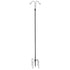Double Shepherds Hooks for Outdoor, 8 Pack 1950 mm Heavy Duty Bird Feeder Pole, 19 mm Thick Garden Hooks for Hanging Hummingbird Feeder, Plant Baskets, Solar Light Lanterns,Wind Chimes