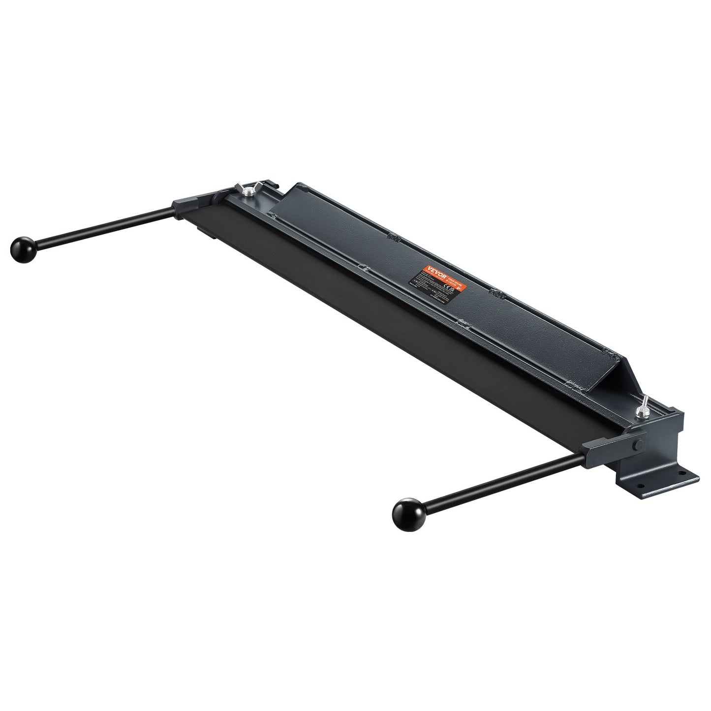 Box and Pan Brake, 1220 mm Â± 15 mm, 0-130 Degrees Sheet Metal Bending Brake, Portable Mini Metal Bender with 20 Gauge Low Carbon Steel 14 Gauge Aluminum Capacity Power Handle, for Metal Bending