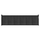 Retractable Baby Gate, 870 mm Tall, Extends up to 2800 mm Wide, Retractable Gate for Kids or Pets, Mesh Material, Easy to Install for Indoor Stairs, Doorways, Hallways, Playrooms, Black