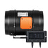 Inline Duct Fan, 203.2mm 506.2 CFM with Temperature Humidity Controller, Quiet EC-motor Ventilation Exhaust Fan for Cooling Booster, Grow Tents, Hydroponics