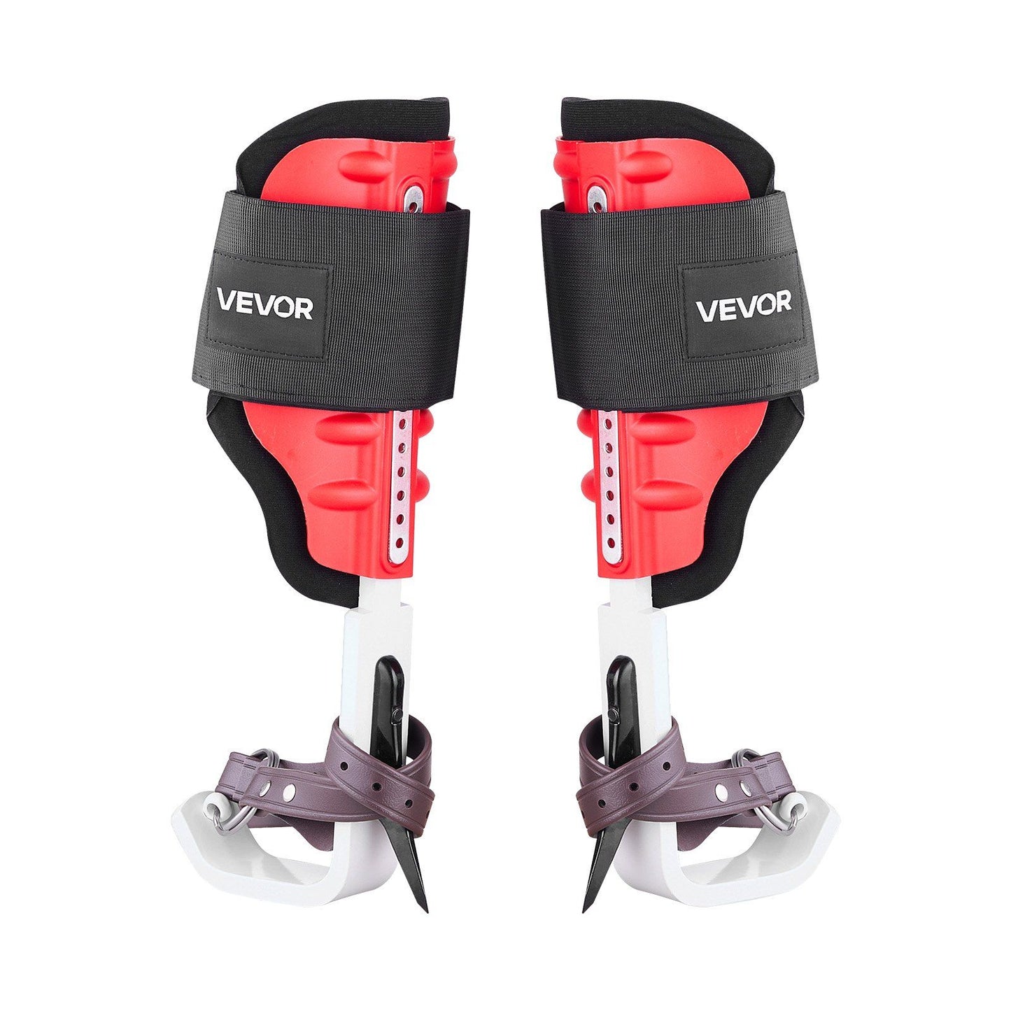 Tree Climbing Spikes Set, Height-Adjustable Tree Climbing Gear with Straps & Spike Protectors, 159 kg Load Capacity, Durable Aluminum Climb Spurs Arborist Equipment for Fruit Picking Hunting