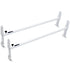 2-Bar Van Roof Ladder Rack Alloy Adjustable 47.2"-78.7" for Full-Size Vans