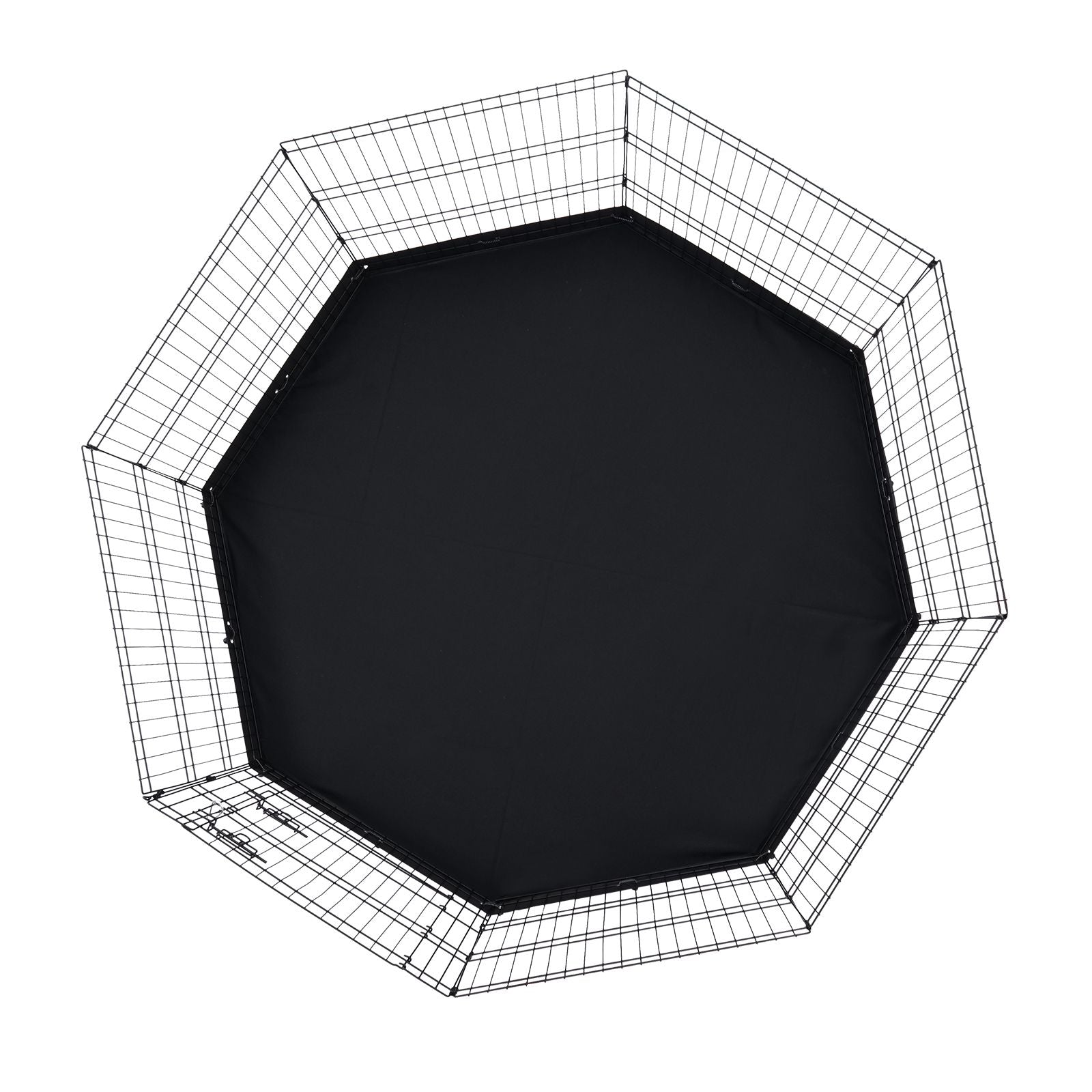 Dog Playpen, 8 Pcs 30"H x 24"W Panels Foldable Metal Pet Exercise Pen, Dog Fence Indoor and Outdoor Pen with Door, 600D Oxford Fabric Bottom Pad, Pet Playpen for Dogs, Cats, Other Small Animals
