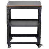 Planer Stand, 100 lbs / 45 kg heavy loads, Three-Gear Height Adjustable Thickness Planer Table,with 4 Stable Casters & Storage Space, for most planers, saws, bench-top machines, power tools