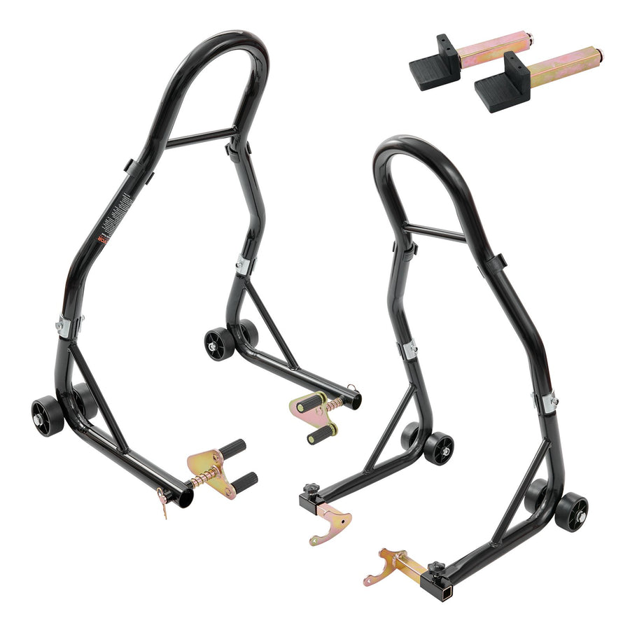 VEVOR Motorcycle Front & Rear Stand Lift 850 lbs Spoolift Paddock Swingarm Arm
