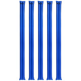 Pool Cover Water Bags, 5 Packs 2560 mm, Double Chamber Pool Cover Water Tubes, 0.4mm Thick PVC Bags Weights with Leakproof Screw Cap, for Inground Swimming-Pool Covers Winter Closing, Blue