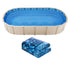Oval Pool Liner 15x30ft Overlap Style Pool Liner 54in Wall Height