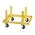 Engine Stand, 340 KG Load Capacity Engine Motor Stand with Adjustable Width & Length, Heavy-Duty Steel Motor Holder with 4 Swivel Casters and 2 Ratchet Straps, Suitable for Most Engines
