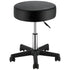 Rolling Stools with Wheels, 400 LBS Weight Capacity Adjustable Height Stool with Ultra-Thick Seat Cushion, Swivel Stools Chair for Salon, Bar, Home, Office, Tatoo, Medical, Massage, Black