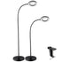 5X Floor Magnifying Glass with Light and Stand Flexible Gooseneck LED
