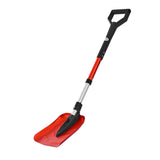 Snow Shovel for Driveway, 22cm Foldable Snow Shovel with D-shaped Handle, , 36-40 in Adjustable, Lightweight Aluminum Alloy Snows Removal Tool, Reduce Back Strains for Garden Car Camping