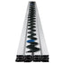 Spring Wire and Lock Channel, 2m Spring Lock & U-Channel Bundle for Greenhouse, 50 Packs PE Coated Spring Wire & Aluminum Alloy Channel, Plastic Poly Film or Shade Cloth Attachment with Scre
