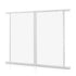 RV Screen Door Protector, 660.4 x 609.6 mm Door Grille, Easy to Install and Disassemble, Reinforced Breathable Protective Mesh, Aluminum Alloy Camper RV Entry Protector for Pet Protection, White