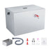 Commercial Grease Trap, 40 LBS Grease Interceptor, Side Inlet Interceptor, Under Sink Stainless Steel Grease Trap, 10 GPM Waste Water Oil-water Separator, for Restaurant Canteen Home Kitchen