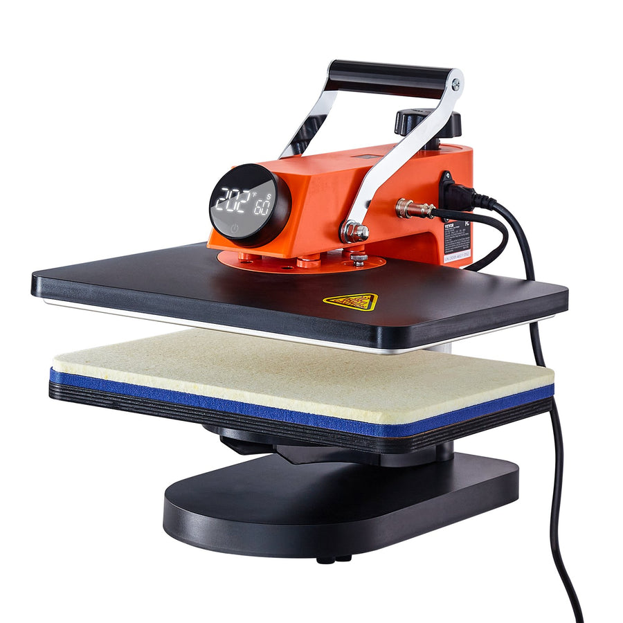 VEVOR Heat Press Machine 12x15in 6in1 Sublimation Transfer T-shirt Plate Mug Cup