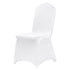 Stretch Spandex Folding Chair Covers, Universal Fitted Chair Cover, Removable Washable Protective Slipcovers, for Wedding, Holiday, Banquet, Party, Celebration, Dining (200PCS White)