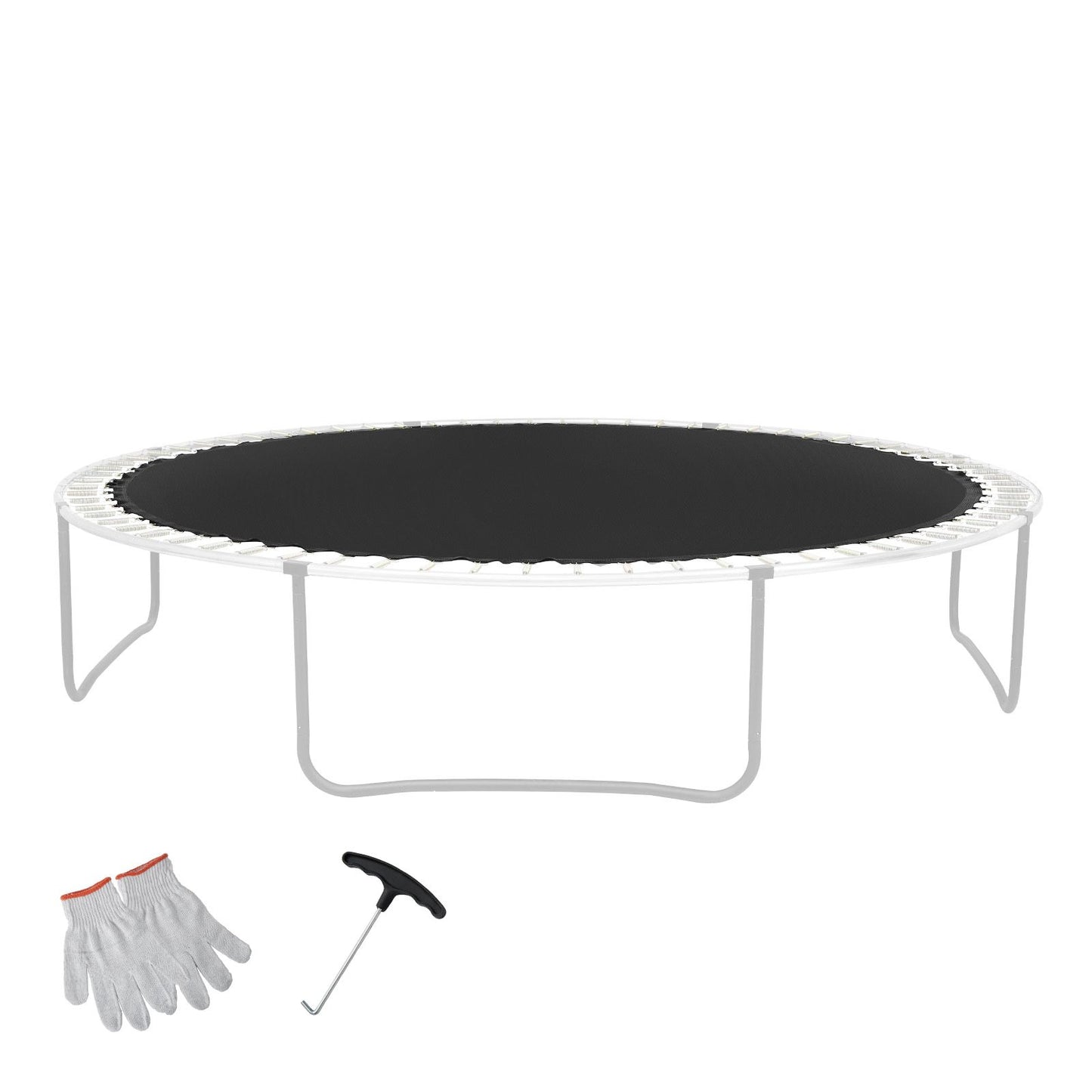 Replacement Trampoline Mat Fits 12ft Frame 72 V-Rings 5.5" Spring Length