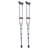 Underarm Crutches, 13-Level Height Adjustable Underarm Walking Crutches, Lightweight Aluminum Crutches for Adults Teenager - with Soft Underarm Pad for Leg Injury Surgery Disabled, 1 Pair 300LBS