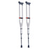 Underarm Crutches, 13-Level Height Adjustable Underarm Walking Crutches, Lightweight Aluminum Crutches for Adults Teenager - with Soft Underarm Pad for Leg Injury Surgery Disabled, 1 Pair 300LBS