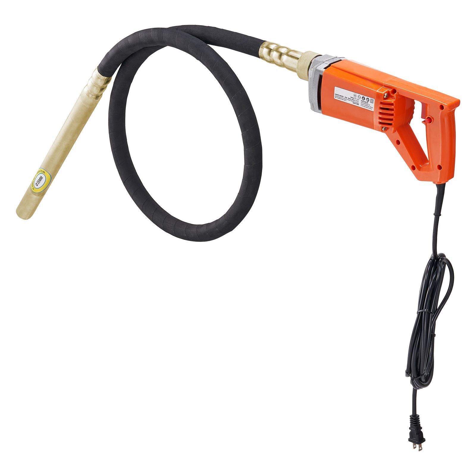 Handheld Electric Concrete Vibrator 960W 2M Shaft Air Bubble Remover