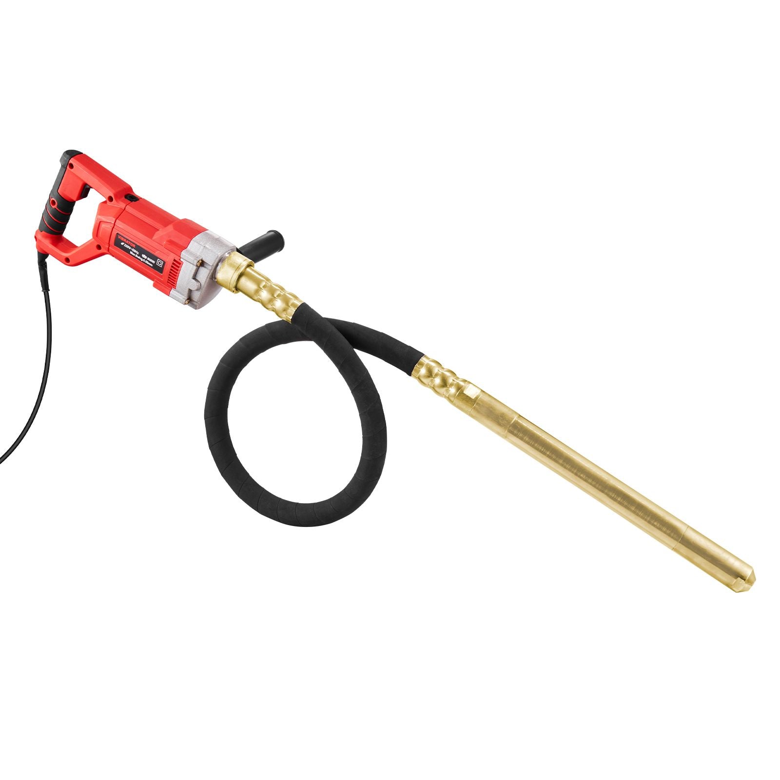 Handheld Electric Concrete Vibrator 800W 1.5M Shaft Air Bubble Remover
