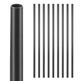 Staircase Balusters 51 Pack, 813 mm Aluminum Stair Balusters, 19 mm Water-Proof Round Metal Spindle Railing, Hollow Deck Railing with Rail Caps & Screws for Stairs, Porch, Patio, Matte Black