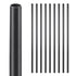 Staircase Balusters 51 Pack, 813 mm Aluminum Stair Balusters, 19 mm Water-Proof Round Metal Spindle Railing, Hollow Deck Railing with Rail Caps & Screws for Stairs, Porch, Patio, Matte Black