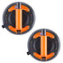 Glass Suction Cup, 203 mm 2 Pack 278 kg Capacity, Vacuum Suction Cup with Steel Handle & Carry Box, Heavy Duty Industrial Suction Cup Lifter Tool for Glass, Granite, Tile, Metal, Wood Lifting