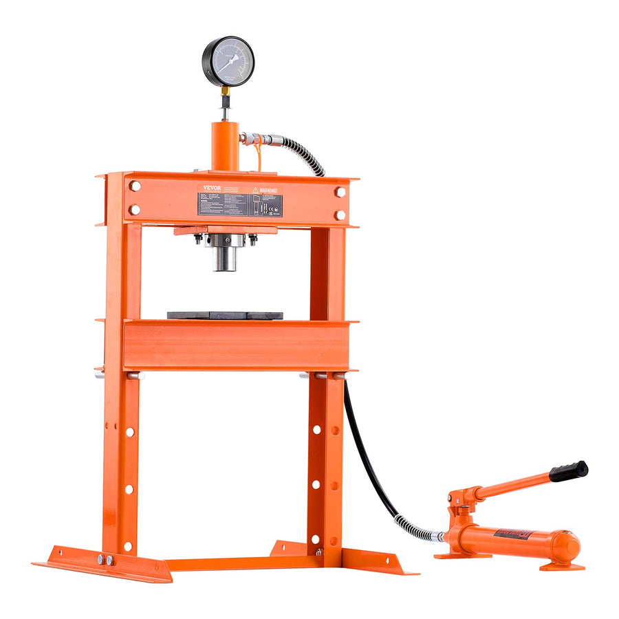 VEVOR 10 T Hydraulic Shop Press Hydraulic Press with Press Plate for Bending
