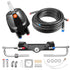 Hydraulic Steering Kit, 150 HP, Marine Boat Hydraulic Steering System, with 6.9 MPa/1000 psi Helm Pump, Two-Way Lock Cylinder, and 6 m High-Strength Hoses, for Single Station, Single-Engine Use