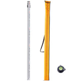 Measuring Rod 16-Feet/8ths 4 Sections Telescopic Grade Rod 1/8in w/ Bag