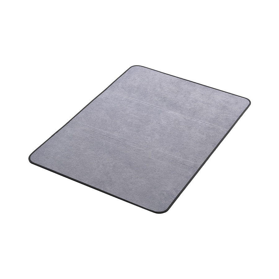 Chair Mat, 915 x 1225 mm Office Chair Mat for Hard Floors, Floor Protector for Rolling Chairs, Corduroy Surface, Non-Slip & Easy to Clean, Smooth Glide Under Desk Rug for Home Office (Grey)